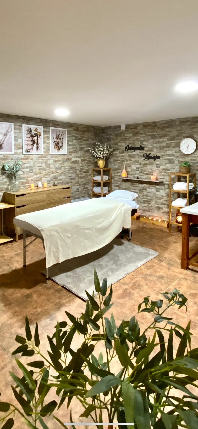 Ambiente relajante de la sala