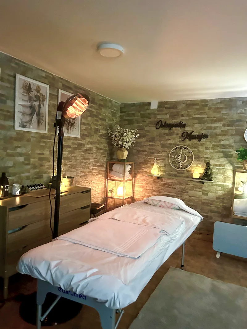 Camilla profesional Quirumed con aceites esenciales